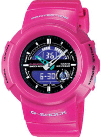 casio wr20bar red
