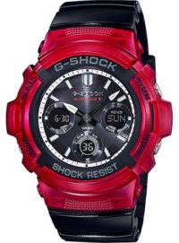 Reloj Casio G-Shock Black & Red AWG-M100SRB-4AER