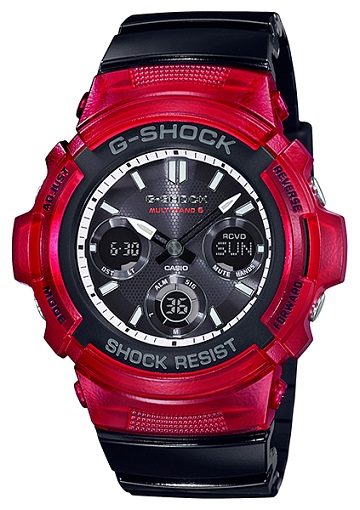 Reloj Casio G-Shock Black & Red AWG-M100SRB-4AER