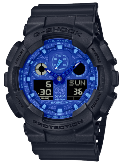 GA-100BP-1AER Blue Paisley