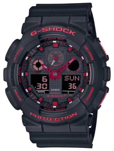 G-Shock GA-100BNR-1AER Ignite Red
