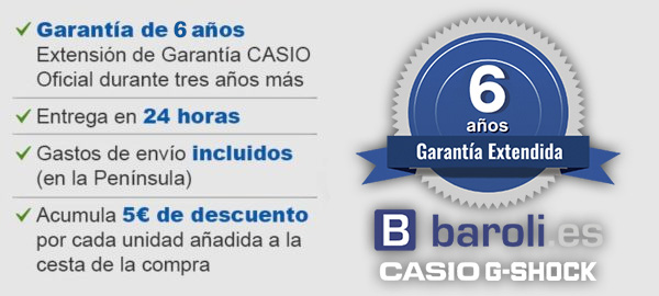 Ventajas Baroli Casio G-Shock