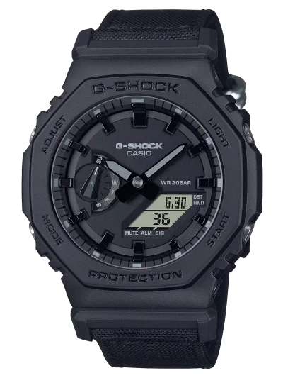 Reloj Casio GA-2100BCE-1AER UTILITY BLACK CORDURA